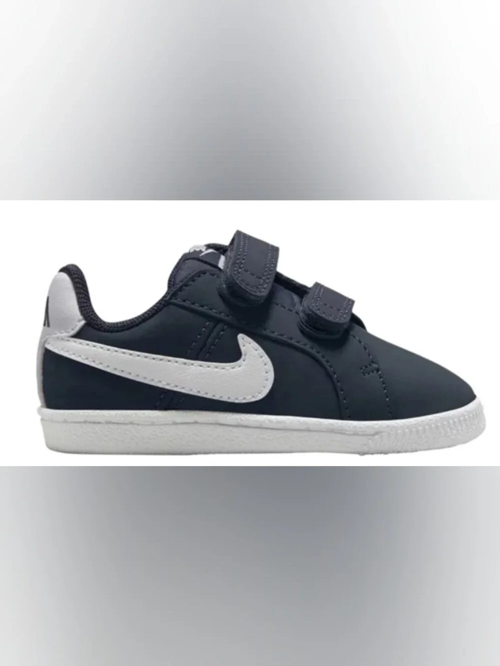 Nike Court Royale TD 'Obsidian White' Sneakers Size 11C Used Exc